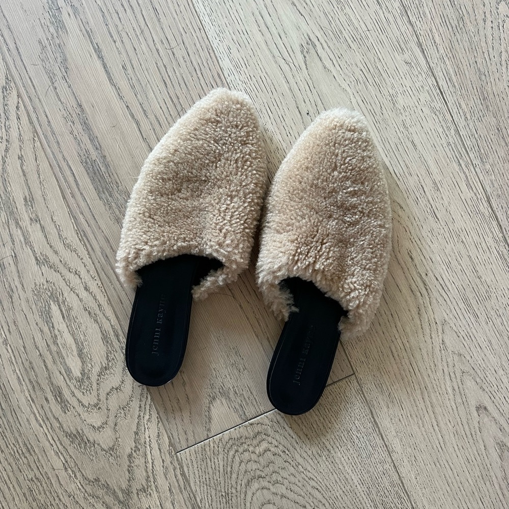 Jenni Kayne shearling slides
